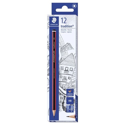 Staedtler 110 Tradition Pencil Graphite HB Pack of 12